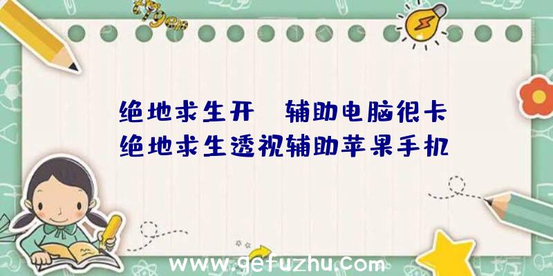 「绝地求生开vt辅助电脑很卡」|绝地求生透视辅助苹果手机